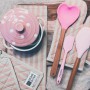 Форма для запекания с крышкой Pink with dots 18x14 см
